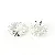 Wholesale DIY Tori Flower Hat Accessories for Retailers' Success - Tori 3*17MM white K color 100 pieces/pack