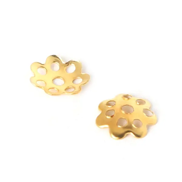Tori 7MM gold 500 pieces/pack,chaincharmsupply.com