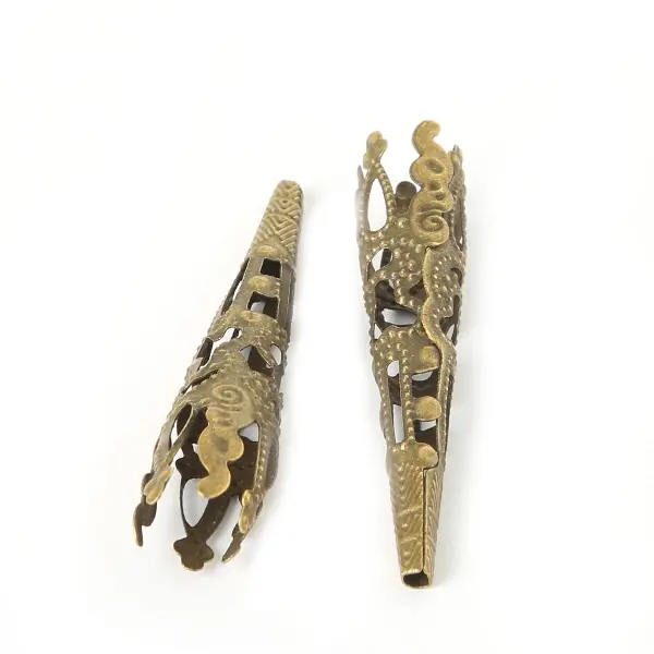Tori 8*40MM antique bronze color 50 pieces/pack,chaincharmsupply.com