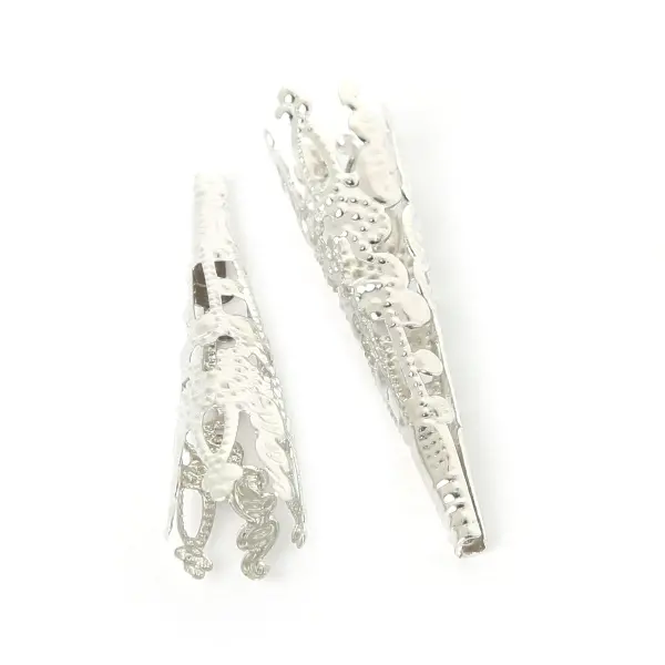 Tori 8*40MM white K color 50 pieces/pack,chaincharmsupply.com