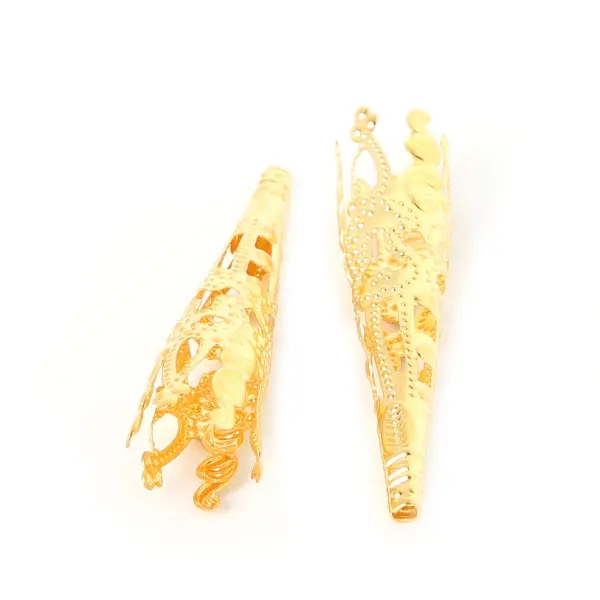 Tori 8*40MM gold 50 pieces/pack,chaincharmsupply.com