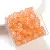 8*6mm Glass Imitation Jade Bucket Beads Hand-strung Handmade Diy Bracelet - Apple beads orange-glass imitation jade bucket beads 8x6mm, aperture about 1.5mm, 30 pieces/pack