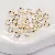 Stainless Steel Double Hoop Jump Ring Accessories Diy Production Open - Double circle 0.6x6mm gold 10 pcs/pack