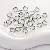 Stainless Steel Double Hoop Jump Ring Accessories Diy Production Open - Double circle 0.6x6mm steel color 100 pcs/pack