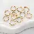 Stainless Steel Double Hoop Jump Ring Accessories Diy Production Open - Double circle 1.0x12mm gold 10 pcs/pack