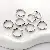 Stainless Steel Double Hoop Jump Ring Accessories Diy Production Open - Double circle 1.5x15mm steel color 20 pcs/pack