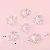 Blue Light Five-pointed Star Love Butterfly Charm Beaded Handmade Diy - Six-pointed star 15x16mm, aperture about 1.5mm, about 26 stars - one pack