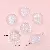 Blue Light Five-pointed Star Love Butterfly Charm Beaded Handmade Diy - Oval 18x22mm, aperture about 1.5mm, about 11 pieces - one pack