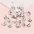 Electroplating Inlaid White Diamond Wheel Ring Spacer Diy Ball Bead - Copper drill ring, diameter 8mm, height 3mm, hole diameter about 1.5mm, silver white diamonds, 20 pieces/pack