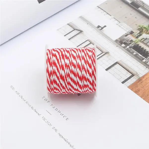 Red-white-1.5mm 10 meters/roll,chaincharmsupply.com