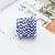 1.5mm Two-color Cotton Rope Holiday Decoration Diy Hand-woven Binding Rice - Sapphire blue-white-1.5mm 10 meters/roll