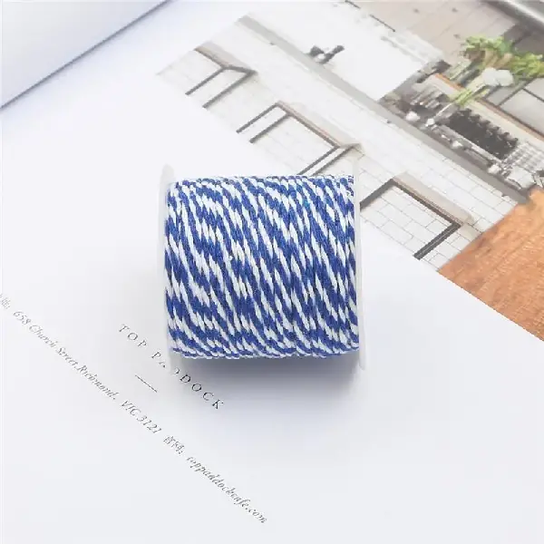 Sapphire blue-white-1.5mm 10 meters/roll,chaincharmsupply.com