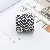 1.5mm Two-color Cotton Rope Holiday Decoration Diy Hand-woven Binding Rice - Black-white-1.5mm 10 meters/roll