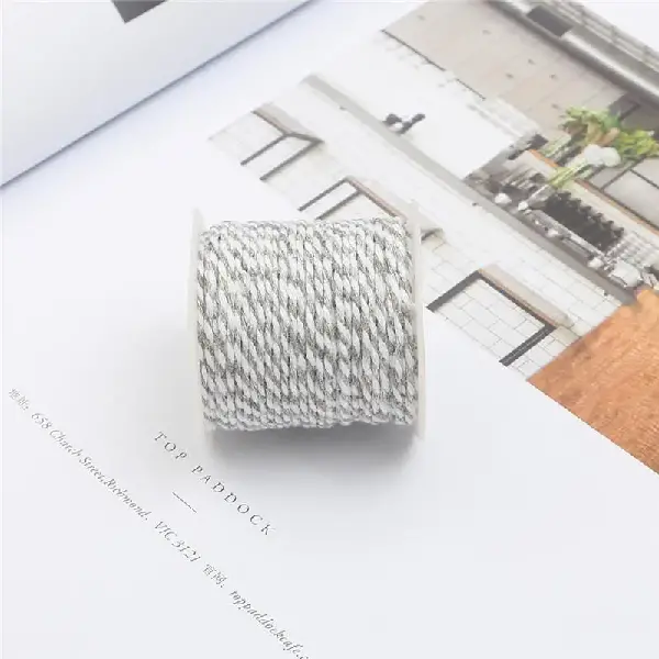 Gray-white-1.5mm 10 meters/roll,chaincharmsupply.com