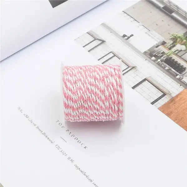 Pink-white-1.5mm 10 meters/roll,chaincharmsupply.com