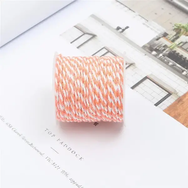 Orange-white-1.5mm 10 meters/roll,chaincharmsupply.com