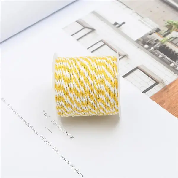Yellow-white-1.5mm 10 meters/roll,chaincharmsupply.com