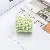 1.5mm Two-color Cotton Rope Holiday Decoration Diy Hand-woven Binding Rice - Light green-white-1.5mm 10 meters/roll