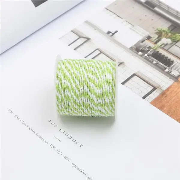 Light green-white-1.5mm 10 meters/roll,chaincharmsupply.com