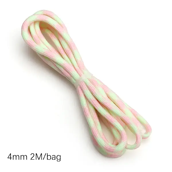 Pink green - about 4mm thick, 2 meters/pack,chaincharmsupply.com