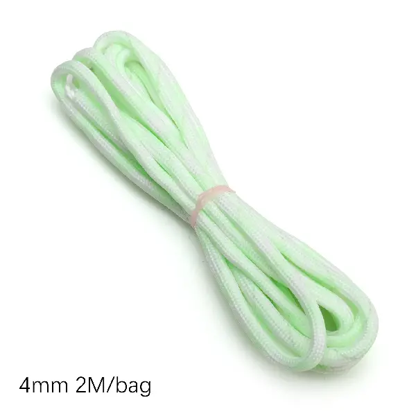 Green and white - about 4mm thick, 2 meters/pack,chaincharmsupply.com