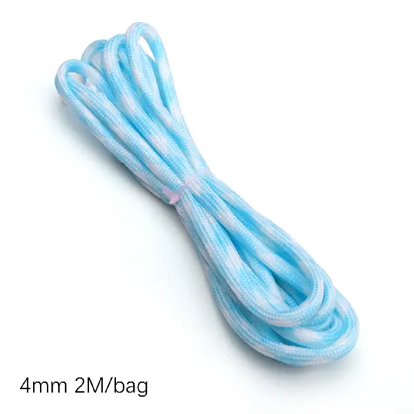 Blue and white - about 4mm thick, 2 meters/pack,chaincharmsupply.com