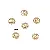 14k Gold-plated Bracelet Tori Combination Necklace Beads Bead Spacer Handmade - #7 6mm electroplated 14K gold-plated 10 pcs/pack