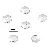 14k Gold-plated Bracelet Tori Combination Necklace Beads Bead Spacer Handmade - #13 6mm electroplated thick silver 10 pcs/pack