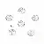 14k Gold-plated Bracelet Tori Combination Necklace Beads Bead Spacer Handmade - #25 6mm electroplated thick silver 10 pcs/pack