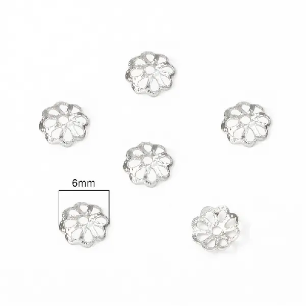 #25 6mm electroplated thick silver 10 pcs/pack,chaincharmsupply.com