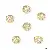 14k Gold-plated Bracelet Tori Combination Necklace Beads Bead Spacer Handmade - #30 6mm electroplated 14K gold-plated 10 pcs/pack