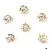 14k Gold-plated Bracelet Tori Combination Necklace Beads Bead Spacer Handmade - #32 6mm electroplated 14K gold-plated 10 pcs/pack