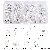 10 Grid Boxed Ear Hook Single Circle Needle 9-character Plug - 10 grid box silver