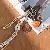 Wholesale Vintage Heart & Dolphin Nylon Lanyard Keychains - Shell Heart Style