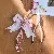 INS Pink Star Keychain Wholesale - Quality Woven Bag Charm - Pink