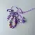 DIY Trendy Resin Doll Milk Tea Cup Keychain Wholesale Supply - Purple Charm