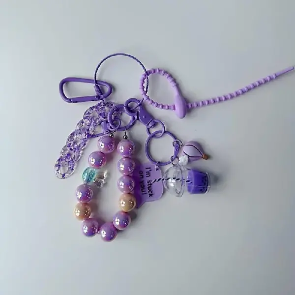 Purple Charm,chaincharmsupply.com