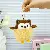 Wholesale Plush Bird Keychains & Bag Charms - Trendy Supply - Brown Owl-12cm bead chain style