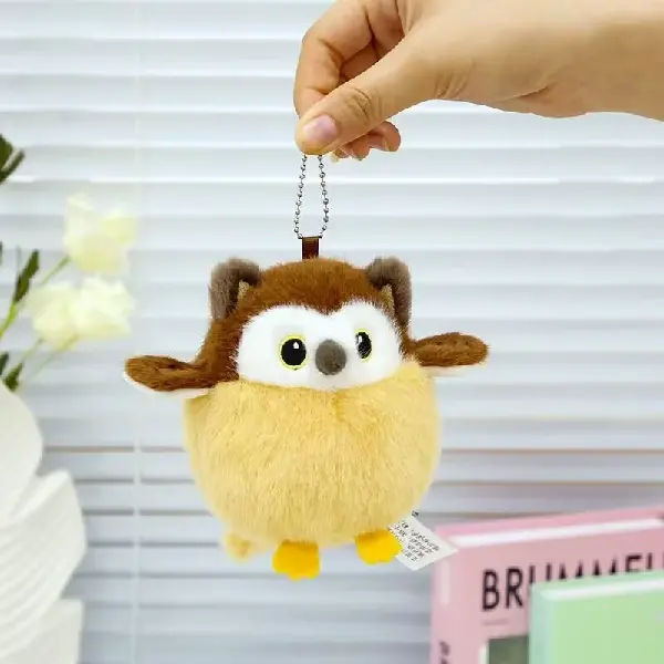 Brown Owl-12cm bead chain style,chaincharmsupply.com