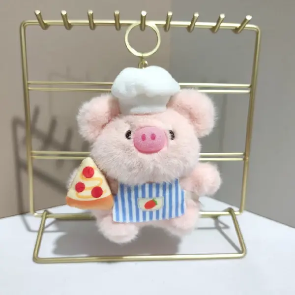 Pizza-12cm golden lobster clasp,chaincharmsupply.com