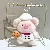 Wholesale Cute Chef Piglet Plush Bag Charms for Retailers - Biscuit-12cm golden lobster clasp