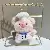 Wholesale Cute Chef Piglet Plush Bag Charms for Retailers - Spatula-12cm gold lobster clasp
