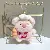 Wholesale Cute Chef Piglet Plush Bag Charms for Retailers - Bread-12cm golden lobster clasp