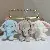 Plush Elephant Keychain Wholesale | Soft Durable Supply - Mixed batch-12cm golden lobster clasp