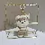 Cookie Bear Plush Keychain Supply for Wholesale Retailers - Khaki-12cm gold lobster clasp