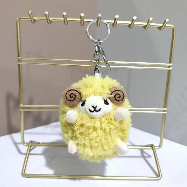 Yellow-10cm keychain,chaincharmsupply.com