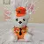 Plush Cute Traffic Police Bear Keychain Supply Quality - Fire Bear-12cm Ordinary Bead Chain