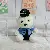 Plush Cute Traffic Police Bear Keychain Supply Quality - Police White Bear-12cm gold lobster clasp