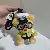 Plush Cute Traffic Police Bear Keychain Supply Quality - Traffic Police Flying Style (Black Rope)-12cm Gold Lobster Clasp