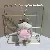 Plush Guinea Pig Keychain Wholesale - Premium Quality Supply - Pink-12cm flat circle